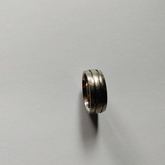 Wedding Band Size 8.5 TITANIUM FC Ring - Picture 5 of 7
